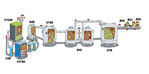 Influence of oil and water in air on carbon molecular sieve of nitrogen generator